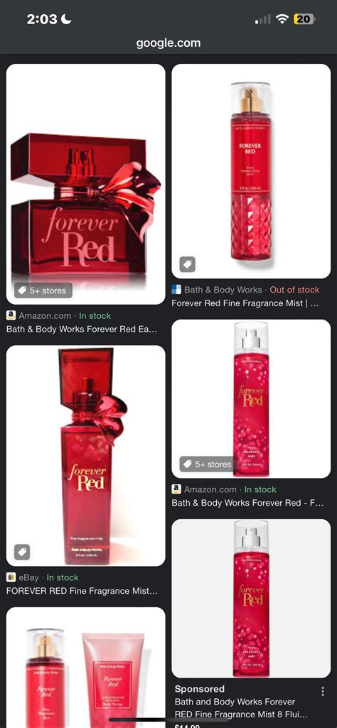 r/bathandbodyworks on Reddit: forever red dupes.